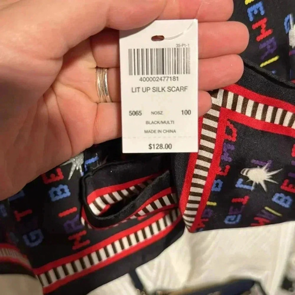 HENRI BENDEL Silk Scarf - Picture 4 of 4